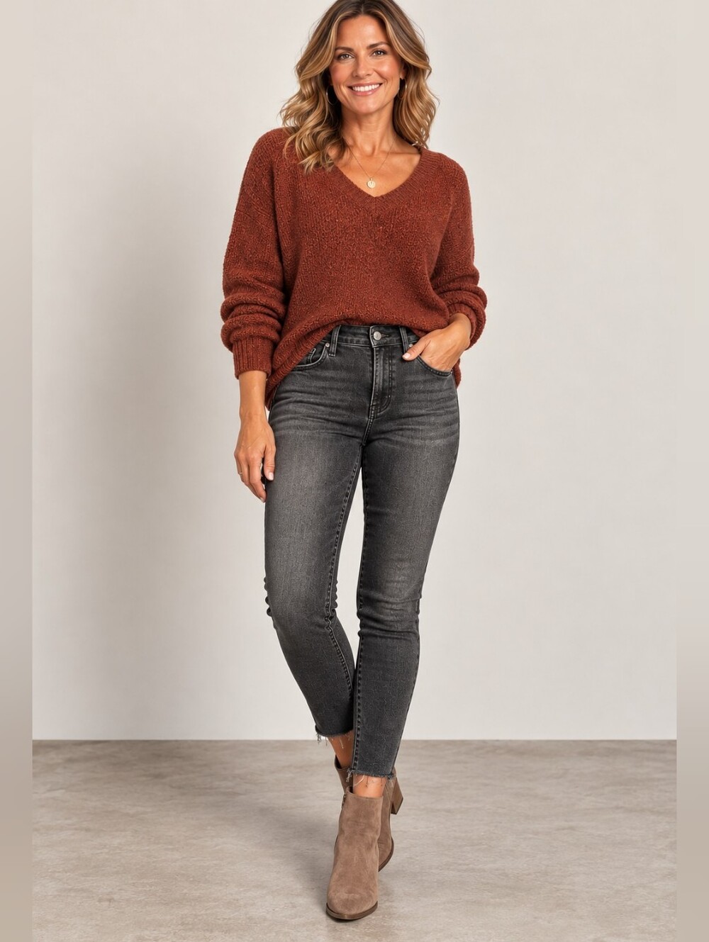 NWT LOFT The Skinny High Rise Gray Raw Hem Jeans Size 30 A382